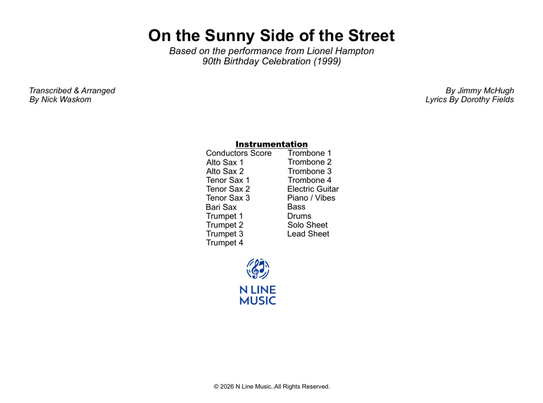 On the Sunny Side of the Street Cover